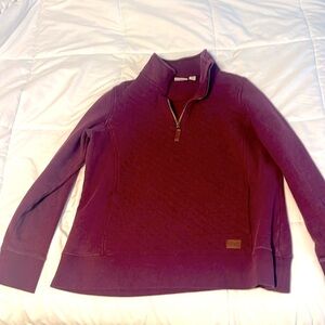LL Bean Maroon Mountain Pullover L